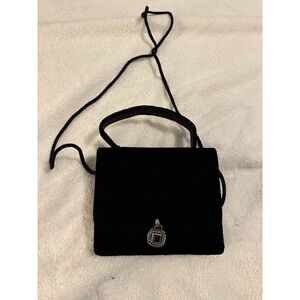 Y & S Original Vintage‎ Black Velvet Bag